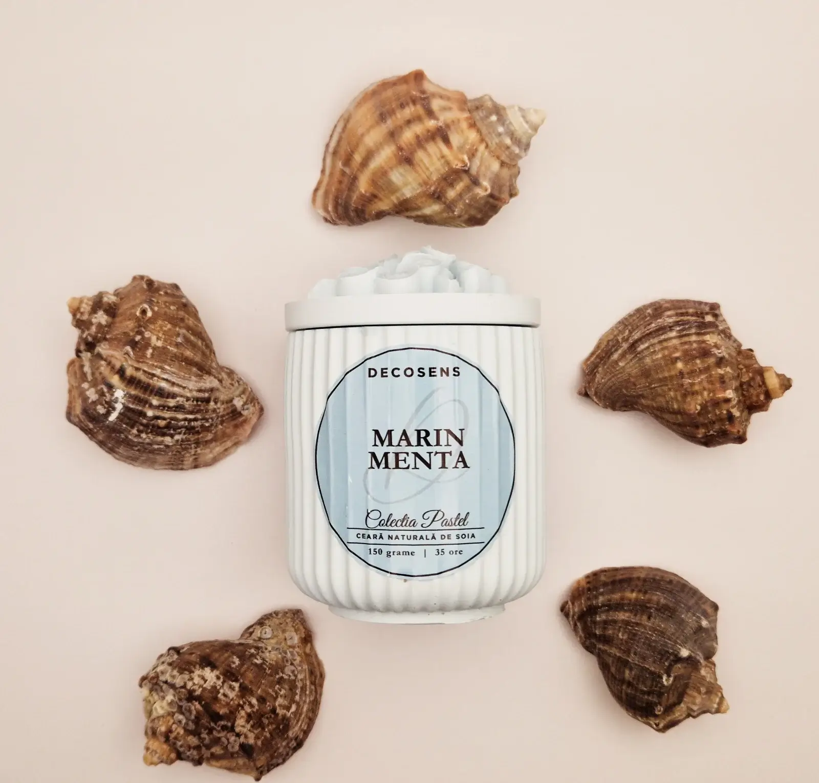 Lumanare Parfumata „Marin - Menta” - Colectia Pastel - 150 gr. [4]