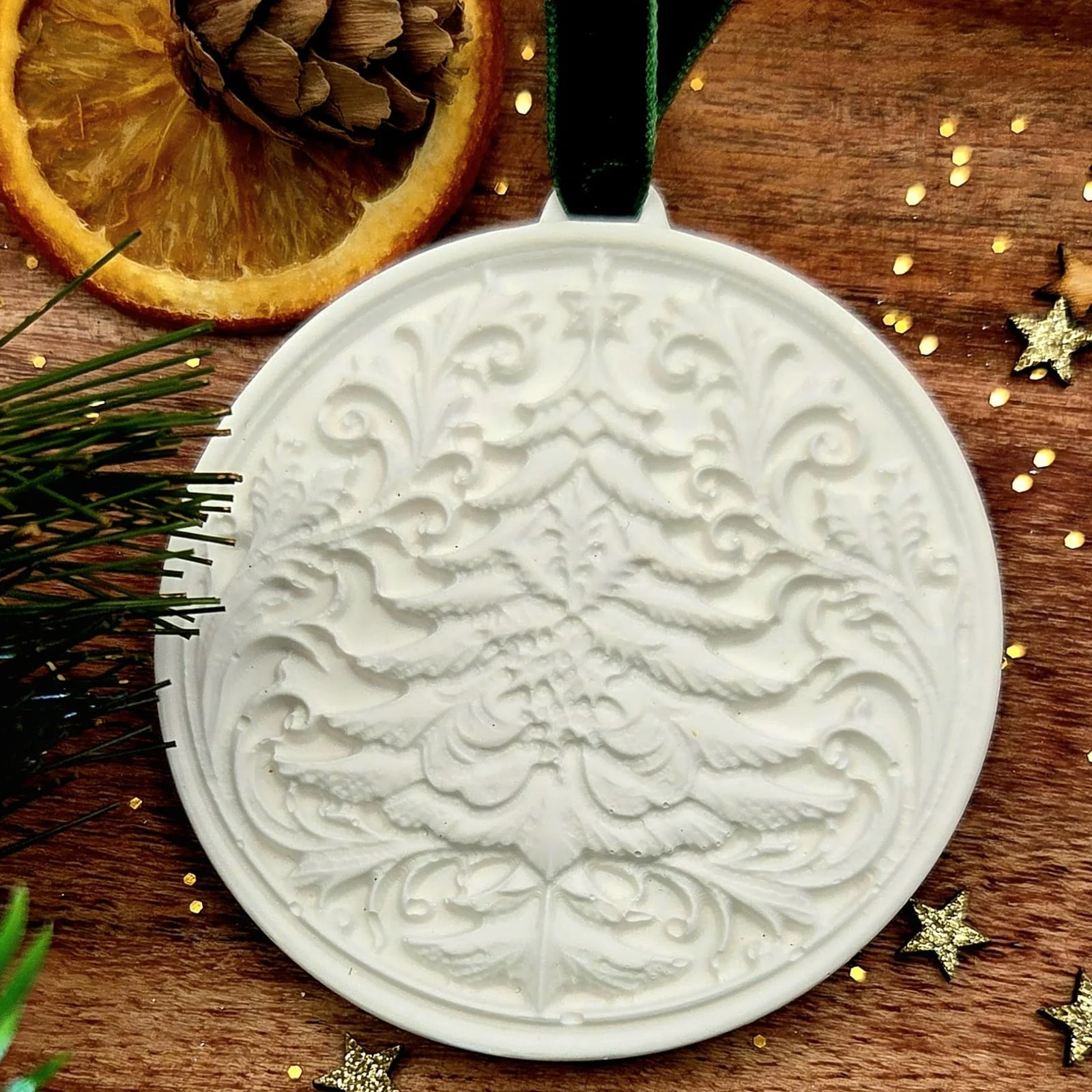 Odorizant ceramic Ornament Crăciun Brad – brad și citrice [2]