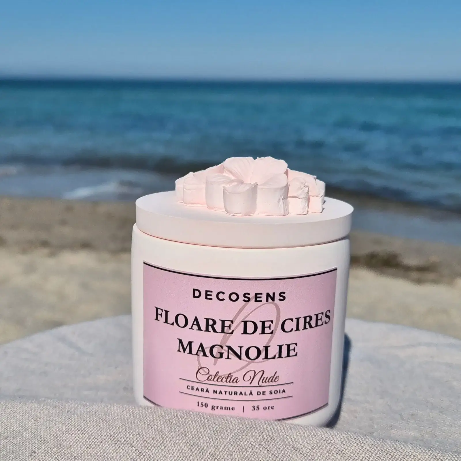 Primavara-Vara - Lumanare Parfumata „Floare de Cires - Magnolie” - Colectia Nude - 150 gr.