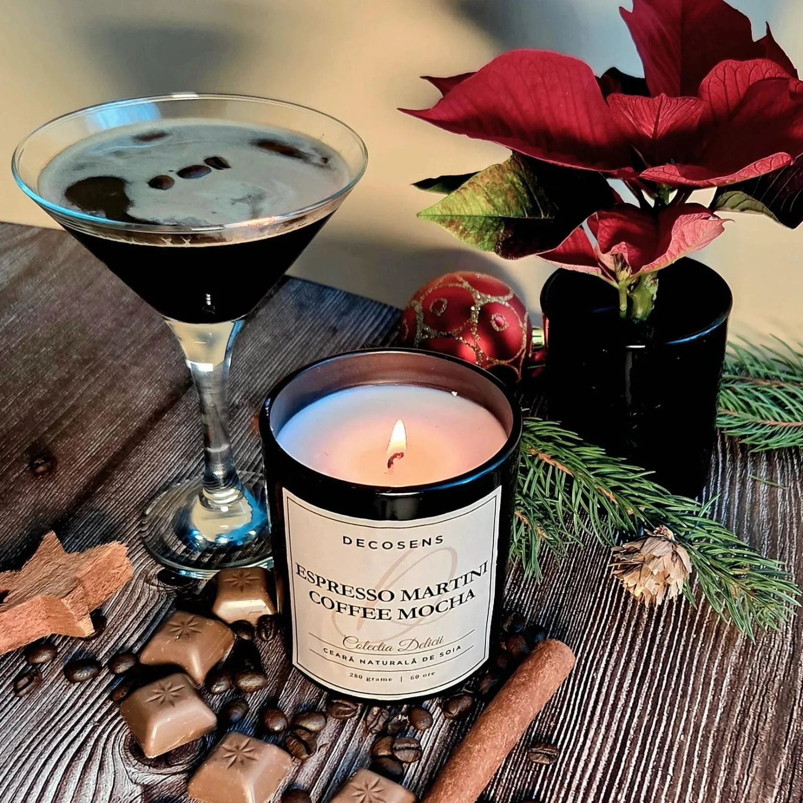 Lumanarea parfumata gurmanda Espresso Martini - Coffee Mocha [1]