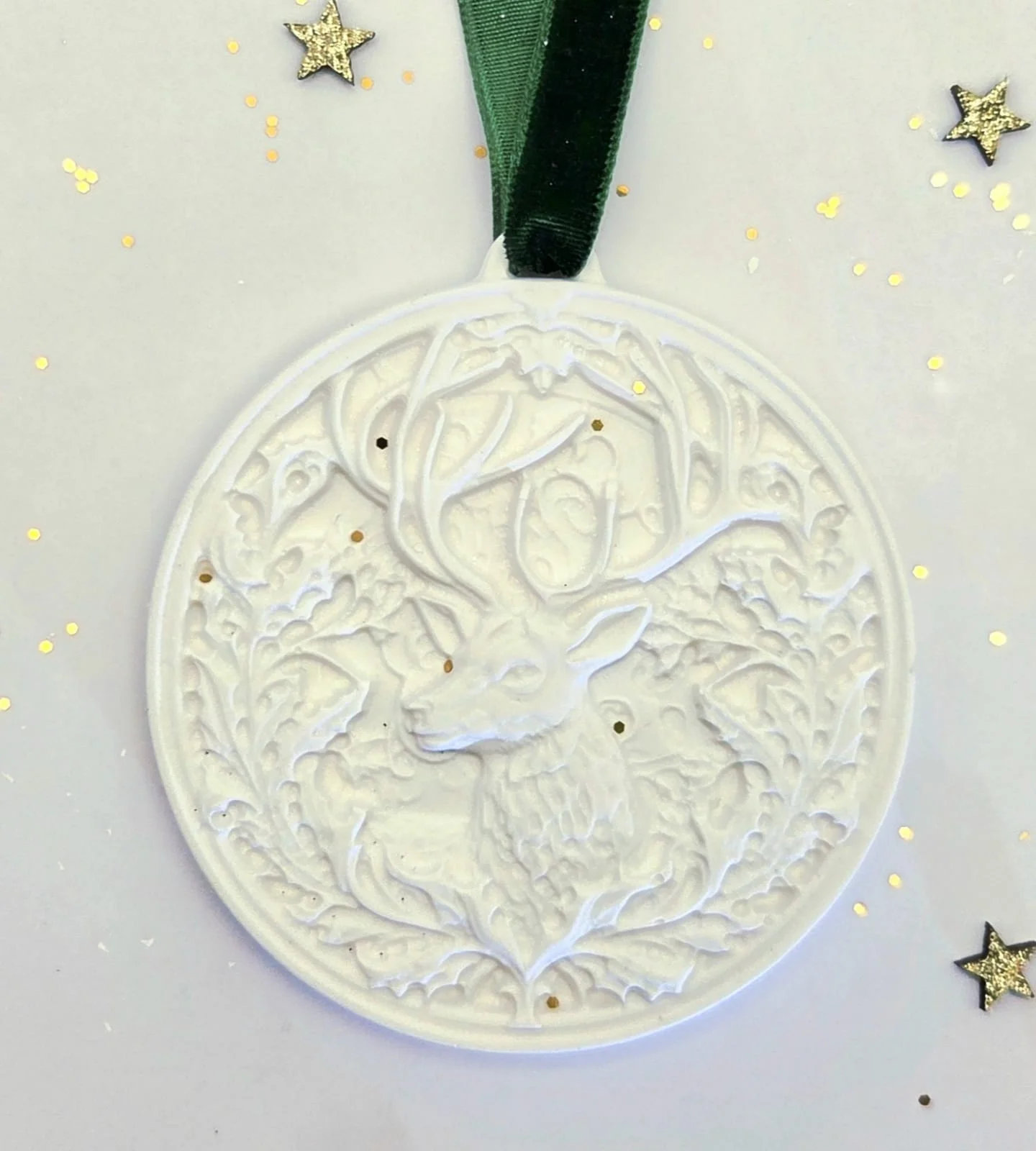 Odorizant ceramic Ornament Craciun  Cerb – portocale si mandarine [2]