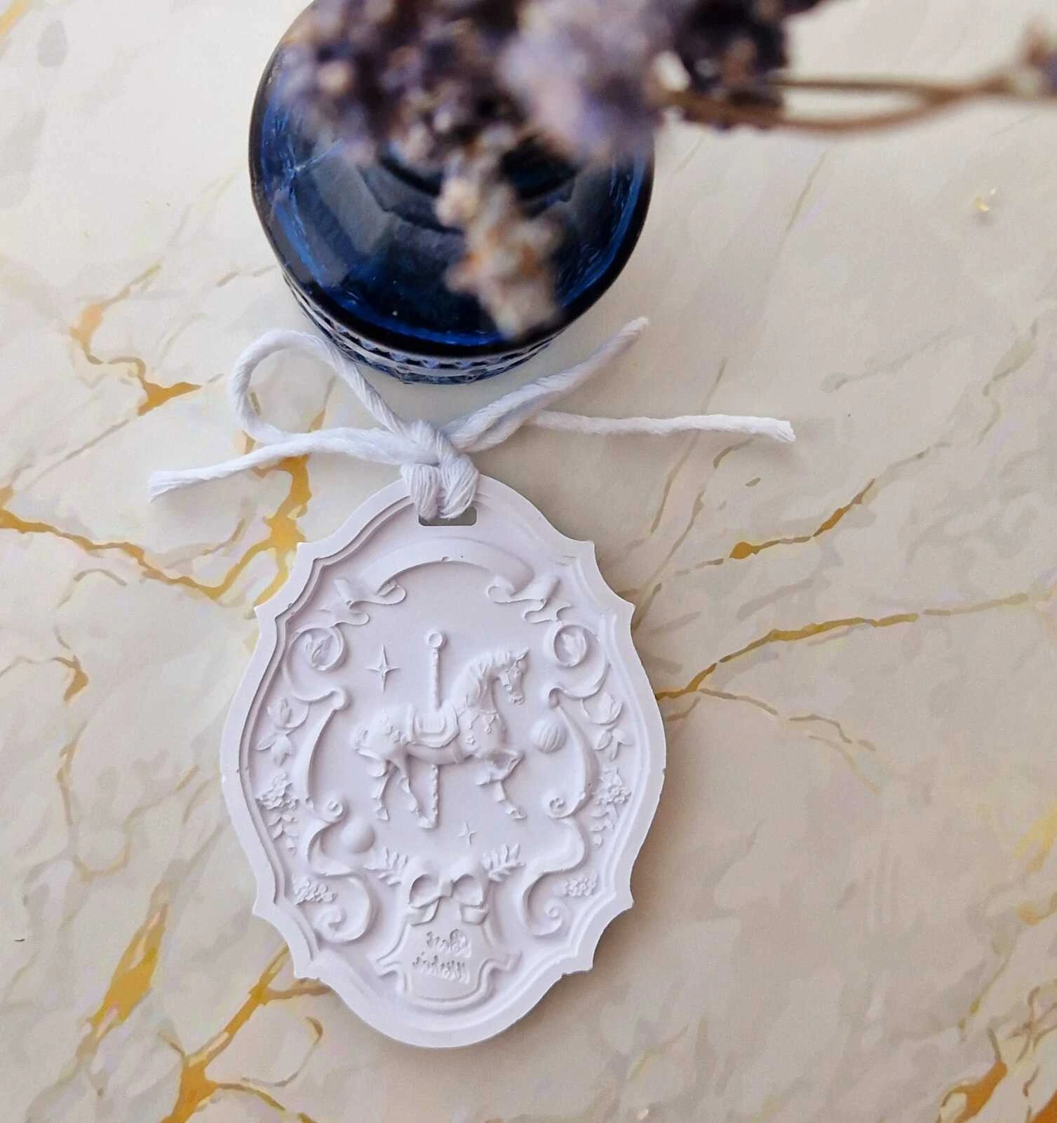 Odorizant de Dulap Ceramic „Carusel” - Lavandă și Ambră [1]