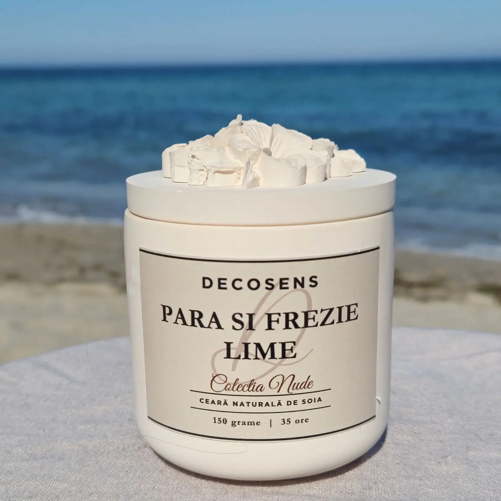 Lumanare parfumata Pară si Frezie - Lime - Colectia Nude - 150 gr. [2]