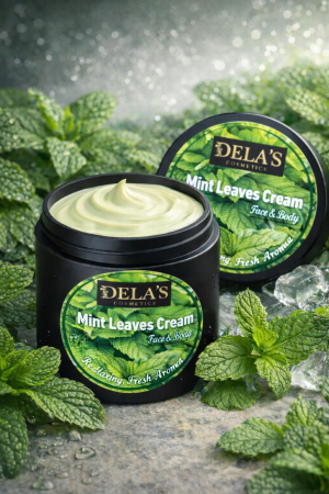 Creme de corp - Cremă de mentă /fața și corp Mint leaves 150g
