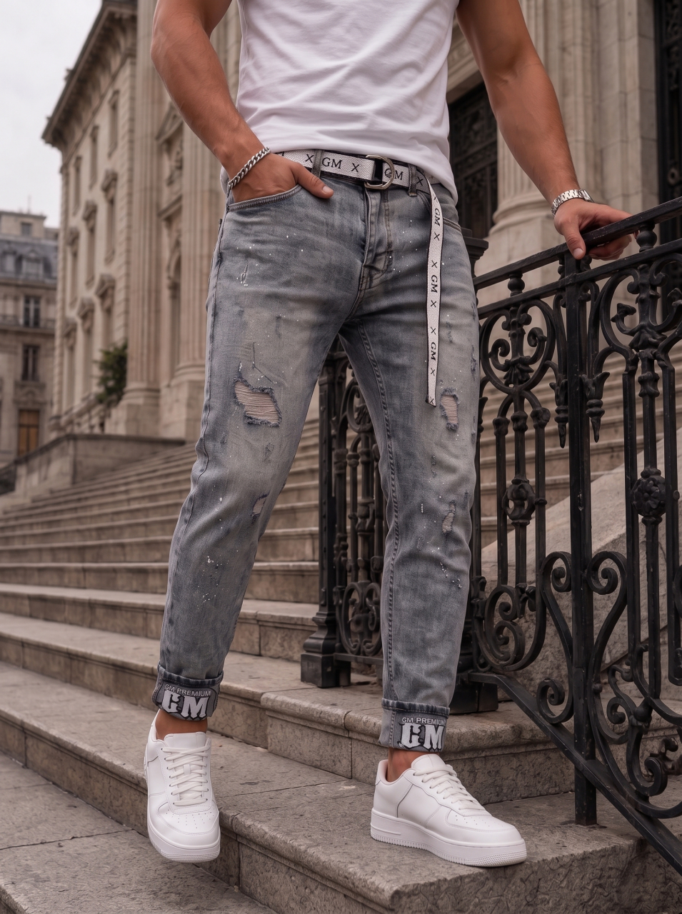 Blugi Slim Fit Light Blue [2]
