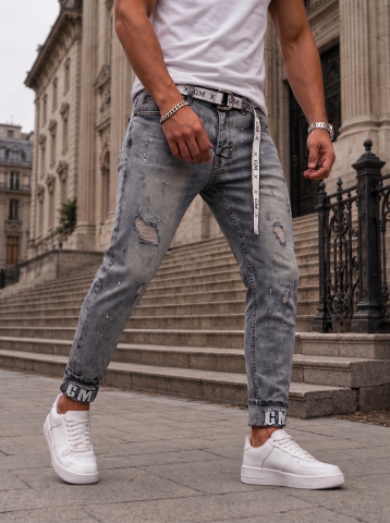 Blugi pentru bărbați - Blugi Slim Fit Light Blue