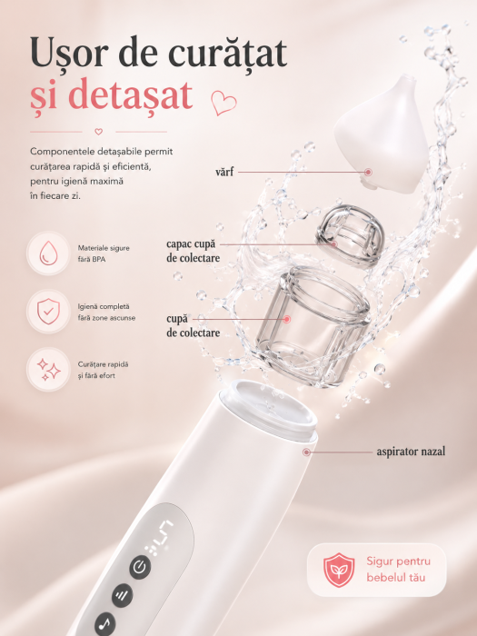 Aspirator nazal electric pentru bebelusi [5]