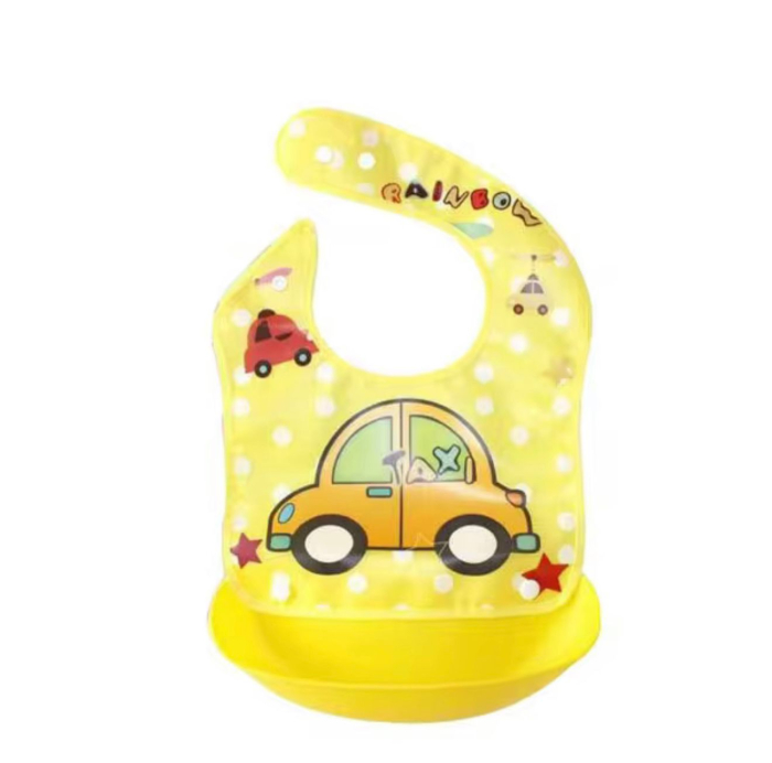 Baveta impermeabila cu buzunar colector cu imprimeuri pentru copii 6+ luni [1]