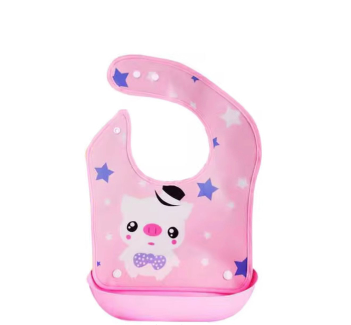 Baveta impermeabila cu buzunar colector cu imprimeuri pentru copii 6+ luni [1]