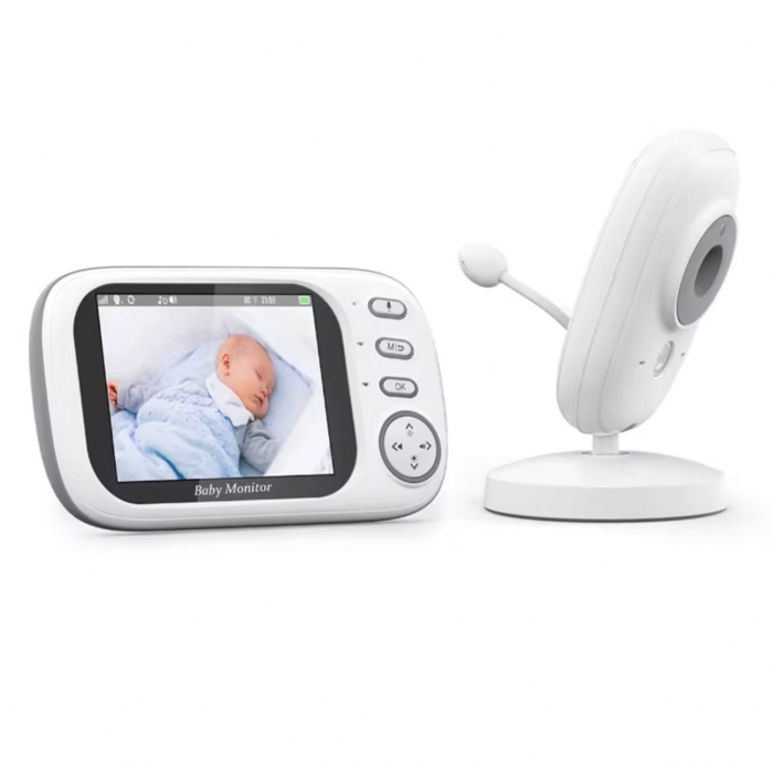 Camera de supraveghere Baby Monitor LCD 3.5 inch cu Night Vision & Funcții Multiple Denn Store [1]