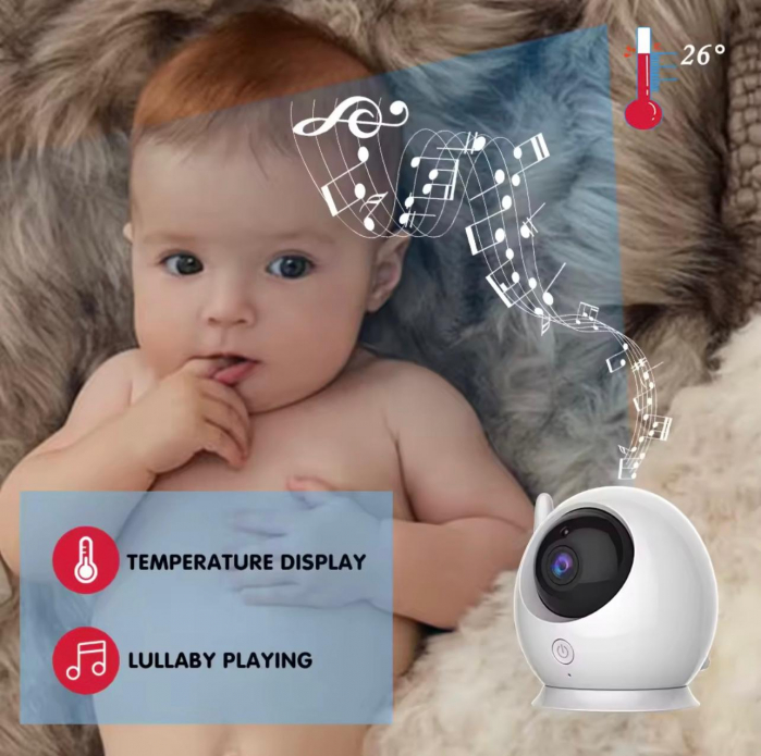 Camera de supraveghere Bebelusi - baby Monitor 4,3 inch HD 2,4G wifi Night Vision [6]