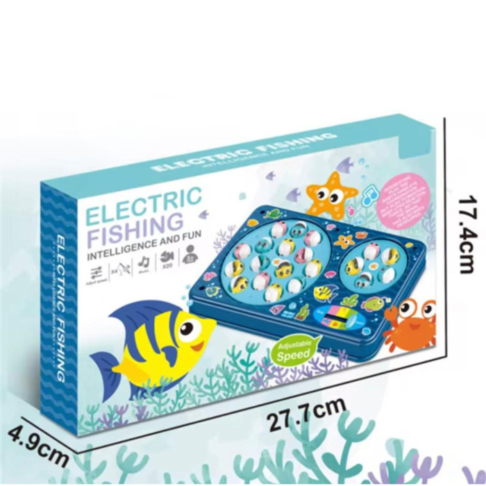 Joc Electric de Pescuit – Joc Interactiv cu Undițe și Peștișori Rotativi [2]