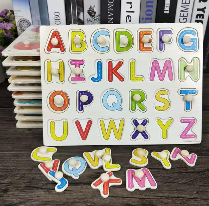 Puzzle Educativ din Lemn – Alfabetul [2]