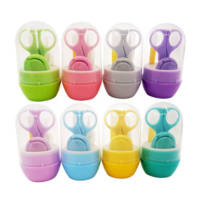 Set pentru ingrijire unghii bebelusi, unghiera, forfecuta, pila si penseta 4 piese [1]