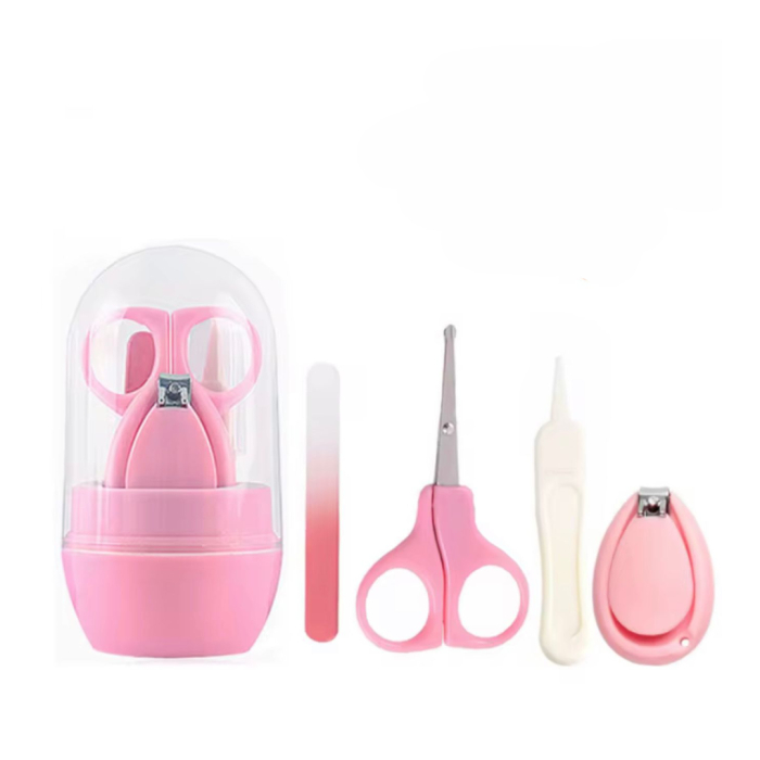 Set pentru ingrijire unghii bebelusi, unghiera, forfecuta, pila si penseta 4 piese [3]