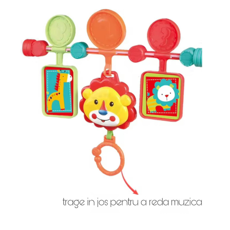 Balansoar si scaun Bebe cu Vibrații și Jucării  0+ luni, pana la 18 kg | Jucării Detasabile, Spătar Reglabil [3]