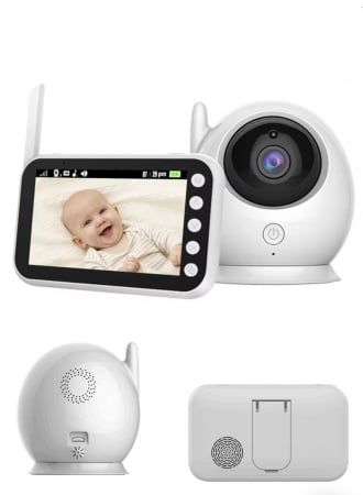 Sisteme de monitorizare - Camera de supraveghere Bebelusi - baby Monitor 4,3 inch HD 2,4G wifi Night Vision