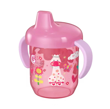 Produse - Cana Anti-Curgere Cu Manere roz, pentru copii