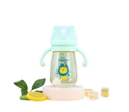 Produse - Cana cu tetină si cu mânere pentru bebeluși  300ml  6luni+