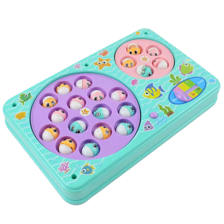 Joc Electric de Pescuit – Joc Interactiv cu Undițe și Peștișori Rotativi