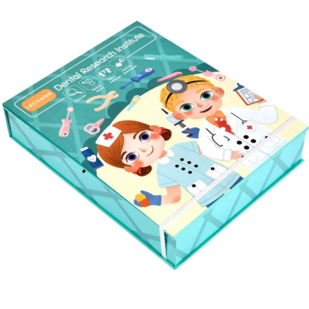 Set de joacă din lemn Doctor/Dentist pentru copii – cu accesorii educative și ursuleț de pluș [1]