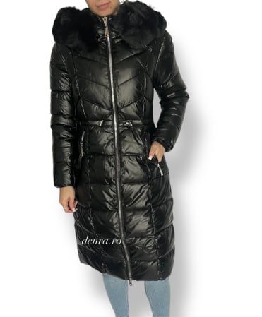Geci - Geacă lungă 415 black