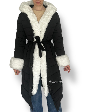 Geci - Geacă lungă blană 413