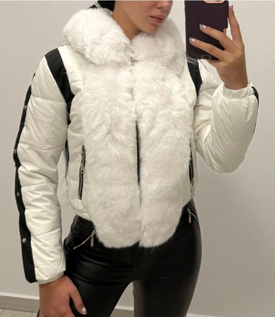 Geci - Geacă scurtă 363 white