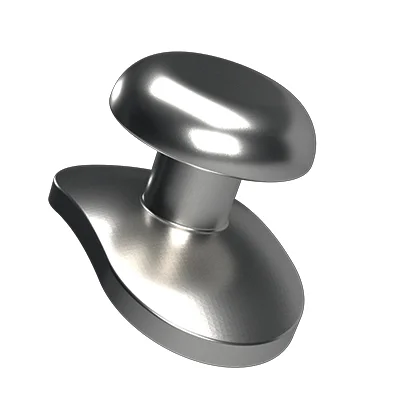 Accesorii - Buton colabil oval curbat