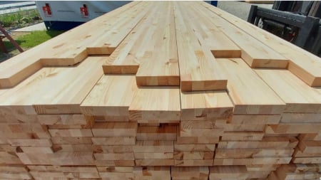 Scandura Rindeluita B-grade - 22x107x3000mm Scandura Rindeluita, B-grade