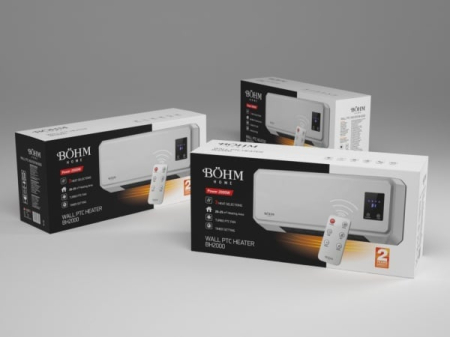 Aeroterma de perete BH2000 BÖHM , doua trepte de putere 1000/2000W [4]