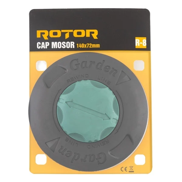 Consumabile motocositori, trimmere electrice - Cap mosor 140x72 mm cu fir 2.4 mm x 2 m