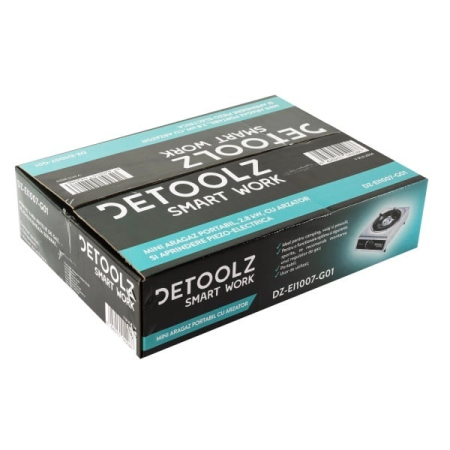 Mini aragaz portabil, Detoolz, 2.8kW, 1 ochi, Piezo [3]