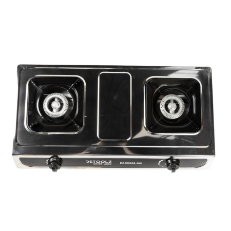 Mini aragaz portabil, Detoolz, 5.6kW, 2 ochiuri, Piezo [1]