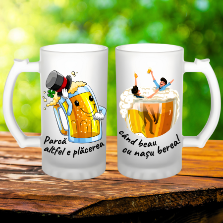 Cani si Halbe - Halba "Parca altfel e placerea, cand beau cu nasu berea"