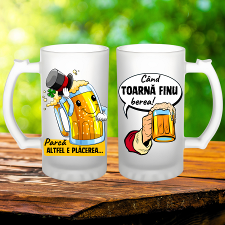 Cani si Halbe - Halba "Parca altfel e placerea, cand toarna finu berea"