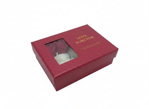 Set cadou romantic Key to my Heart lantisor cheita inima cristale lumanare ursulet alb [4]
