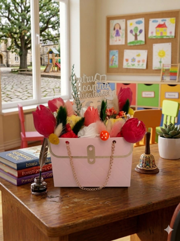 Topper Decorativ din Lemn – „Pentru doamna Educatoare” [5]