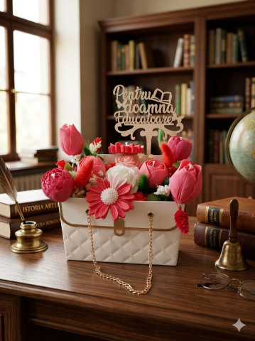 Topper Decorativ din Lemn – „Pentru doamna Educatoare” [6]
