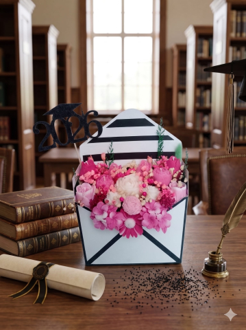 Topper Decorativ pentru Absolvire „Graduation 2026” – Negru cu Sclipici [1]