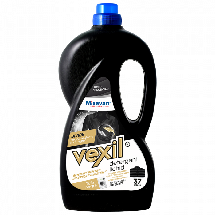 Misavan Detergent lichid rufe negre Vexil Black 1.5l, 37 spalari [1]