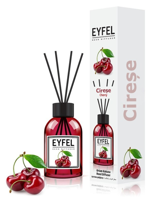 Odorizant Camera Diffuser Eyfel cu betisoare 120ml Aroma Cherry [1]
