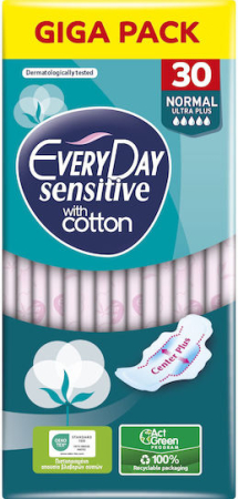 Absorbante si Tampoane - Absorbante Everyday Sensitive normal, 30 bucati