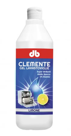 Detergent vase - CLEMENTE Gel mașină spălat vase cu lămâie - 1L
