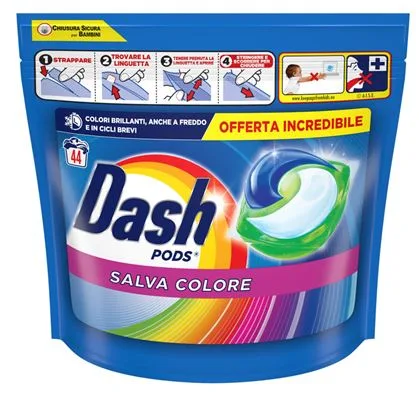 Detergent capsule - Detergent Capsule Dash Colore 44buc.