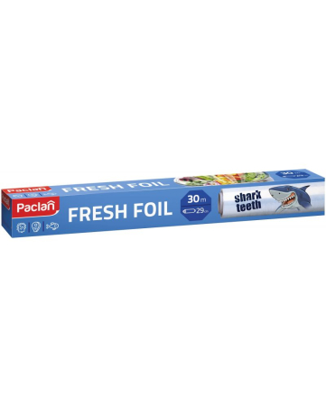 Folii si pungi alimentare - Folie de uz casnic Paclan - Shark Teeth, 30 m
