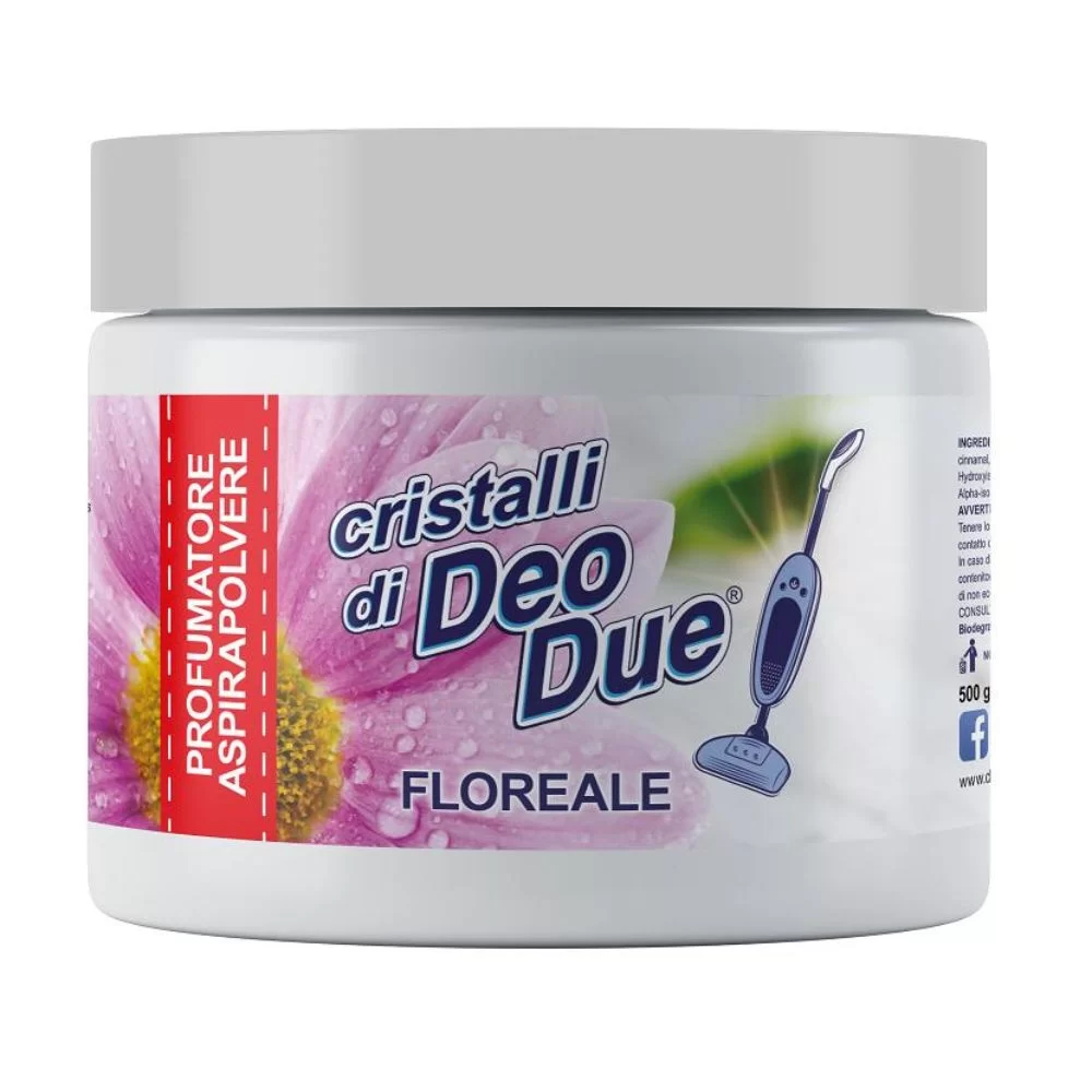 Cristale Aspirator - Granule Parfumate pentru Aspirator- Deo Due Cristalli Floreale 500g