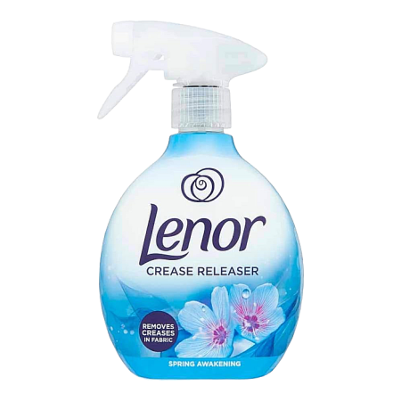 Solutii intretinere textile - LENOR Crease Releaser Spray Odorizant Textile Anti Sifonare - Elimina Cutele, Spring Awakening 500 ml