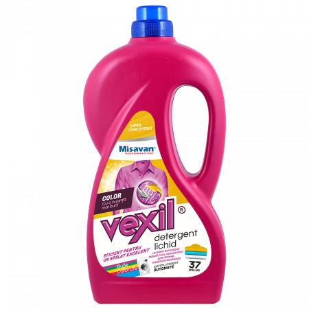 Detergent lichid - Misavan Detergent lichid rufe colorate Vexil Color 1.5l, 37 spalari