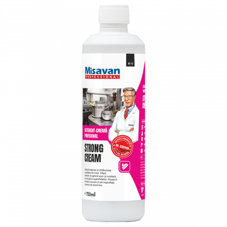 Solutii suprafete bucatarie - Misavan Crema curatare suprafete inox Dr. Stephan Strong Cream 750ml
